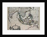 Map of India and the East Indies by Frederick de Wit