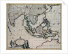 Map of India and the East Indies by Frederick de Wit