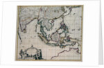 Map of India and the East Indies by Frederick de Wit