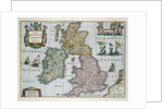 Map of Britain, 1631 by English School