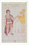 Illustration from 'Historia y Genealogia Real de los Reyes Incas del Peru, de sus hechos, costumbres, trajes y manera de Gobierno' by Spanish School