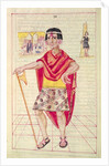 Illustration from 'Historia y Genealogia Real de los Reyes Incas del Peru, de sus hechos, costumbres, trajes y manera de Gobierno' by Spanish School