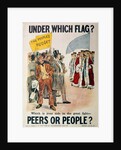 Liberal Party Poster for the British General Election of January 1910 by English School