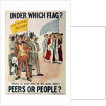 Liberal Party Poster for the British General Election of January 1910 by English School
