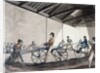Johnson's Pedestrian Hobbyhorse Riding School, 1819 by Henry Thomas (after) Alken
