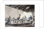 Johnson's Pedestrian Hobbyhorse Riding School, 1819 by Henry Thomas (after) Alken