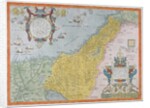 Map of Palestine, from Theatrvm Orbis Terrarvm, 1570 by Abraham Ortelius