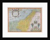 Map of Palestine, from Theatrvm Orbis Terrarvm, 1570 by Abraham Ortelius