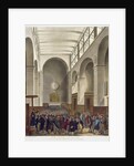 The New Stock Exchange, Bartholomew Lane by T. & Pugin A.C.(1762-1832) Rowlandson