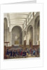 The New Stock Exchange, Bartholomew Lane by T. & Pugin A.C.(1762-1832) Rowlandson