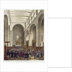 The New Stock Exchange, Bartholomew Lane by T. & Pugin A.C.(1762-1832) Rowlandson