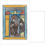 Hildegard of Bingen receiving the Light from Heaven, c.1151 by German School