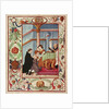Mary Tudor touches a scrofulous boy by English School