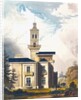 Elevation of an Italian Villa or Hunting Lodge by English School