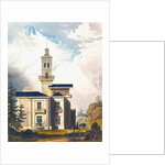 Elevation of an Italian Villa or Hunting Lodge by English School