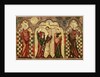 Retable depicting the Crucifixion with Eight Saints, c.1300 by English School