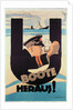 German World War 1 poster, 'U BOOTE HERAUS' by Hans Rudi Erdt