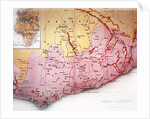 Map of the Gold Coast at the time of the Third Ashanti Expedition in 1874 by Anonymous