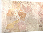 Map of Vienna. by German School