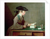 The House of Cards, c.1736-37 by Jean-Baptiste Simeon Chardin