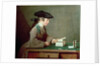 The House of Cards, c.1736-37 by Jean-Baptiste Simeon Chardin