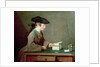 The House of Cards, c.1736-37 by Jean-Baptiste Simeon Chardin