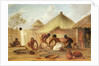 Manufacture of Sugar at Katipo - Making the panellas or pots to contain it, 1859 by Thomas Baines