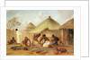 Manufacture of Sugar at Katipo - Making the panellas or pots to contain it, 1859 by Thomas Baines
