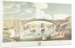 West view of the cast iron bridge built by Rowland Burdon Esq., MP, over the River Wear at Sunderland by English School
