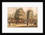 Epsom, Saddling in the Warren by James Pollard