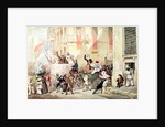 Circus Procession in Italy, 1830 by Richard Buckner