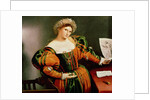 A Lady with a Drawing of Lucretia, c.1530-33 by Lorenzo Lotto