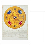 Front view of a pectoral ornament of gold and jewels made for Pope Clement VII by Cellini in c.1523-34, 1729 by F. Bertoli