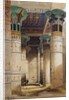 View under the Grand Portico, Philae by David Roberts