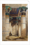 View under the Grand Portico, Philae by David Roberts