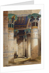View under the Grand Portico, Philae by David Roberts