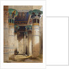 View under the Grand Portico, Philae by David Roberts