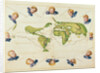 Map of Magellan's Voyage Around the World, c.1540 by Battista Agnese