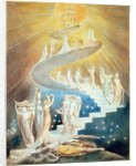 Jacob's Ladder, 1800-03 by William Blake