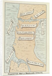 Patagonia and Tierra del Fuego showing the strait that will later take the navigator's name, from Ferdinand Magellan's 'Voyage Around the World' by Antonio Pigafetta