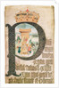Illuminated initial, Coram Rege Rolls, 1553 by English School