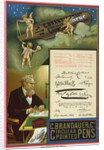 Advertisement for C. Brandauer & Co. Circular Pointed Pens by Brothers Dalziel