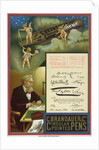 Advertisement for C. Brandauer & Co. Circular Pointed Pens by Brothers Dalziel