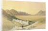 The Convent of St. Catherine, Mount Sinai, looking towards the Plain of the Encampment, February 21st 1839 by David (after) Roberts