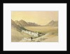 The Convent of St. Catherine, Mount Sinai, looking towards the Plain of the Encampment, February 21st 1839 by David (after) Roberts