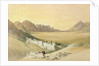 The Convent of St. Catherine, Mount Sinai, looking towards the Plain of the Encampment, February 21st 1839 by David (after) Roberts