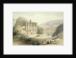 El Deir, Petra, March 8th 1839 by David Roberts
