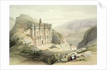 El Deir, Petra, March 8th 1839 by David Roberts