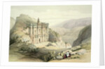 El Deir, Petra, March 8th 1839 by David Roberts