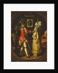 Corporal Cartouch teaching Miss Camp-Love her Manual Exercise, 1778 by John Collet